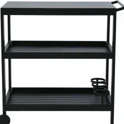 Utekjøkken sidebord med hjul 92,5 x 54 cm
