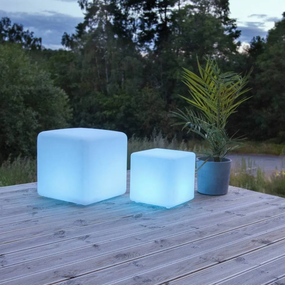 Utendørsdekor Twilights Kube 40 cm