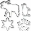 Utstikkere Bakeformer Vinter 4-deler