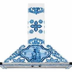 Veggmontert vifte Dolce & Gabbana Blu Mediterraneo KT90DGME 90 cm