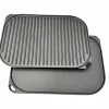 Vendbar grill- og stekeplate 40x28 cm