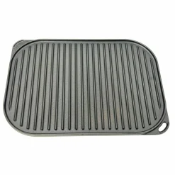 Vendbar grill- og stekeplate 40x28 cm