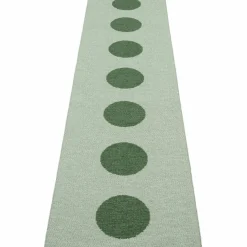 Vera Pop teppe 70 × 280 cm, leaf/misty mint