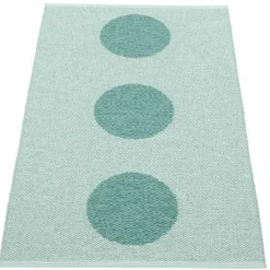 Vera Pop teppe 70 × 120 cm, leaf/misty mint