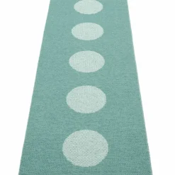 Vera Pop teppe 70 × 200 cm, leaf/misty mint