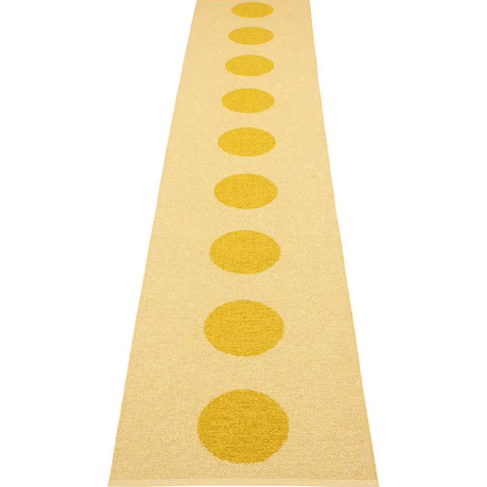 Vera Pop teppe 70 × 360 cm, mustard/yellow