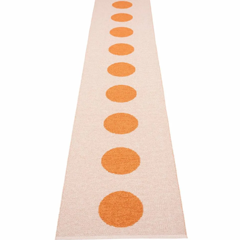 Vera Pop teppe 70 × 360 cm, orange/pink