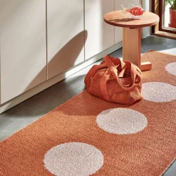 Vera Pop teppe 70 × 280 cm, orange/pink