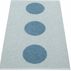 Vera Pop teppe 70 × 120 cm, river/blue fog