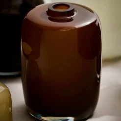 Verona vase, brun