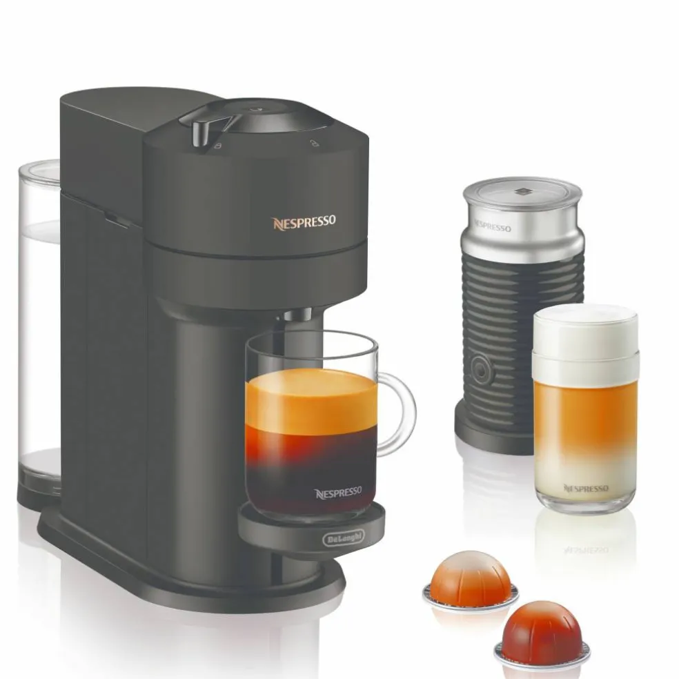 Vertuo Next Value Pack kaffemaskin og melkeskummer, hvit