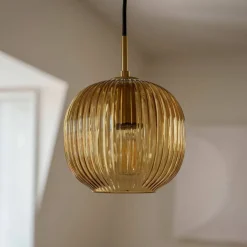 Vibra taklampe 26 cm, amber