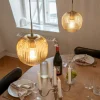 Vibra taklampe 18 cm, amber