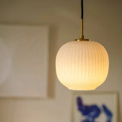 Vibra taklampe 18 cm, opal