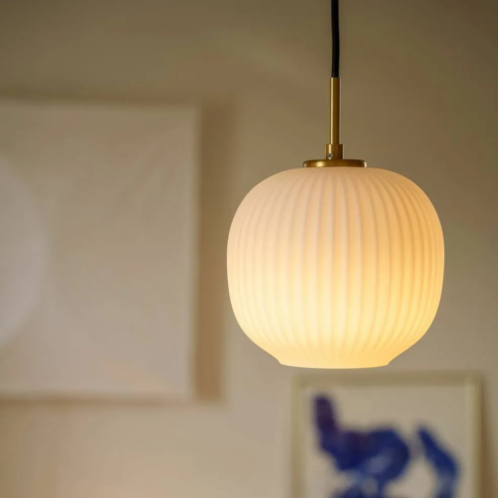 Vibra taklampe 35 cm, opal