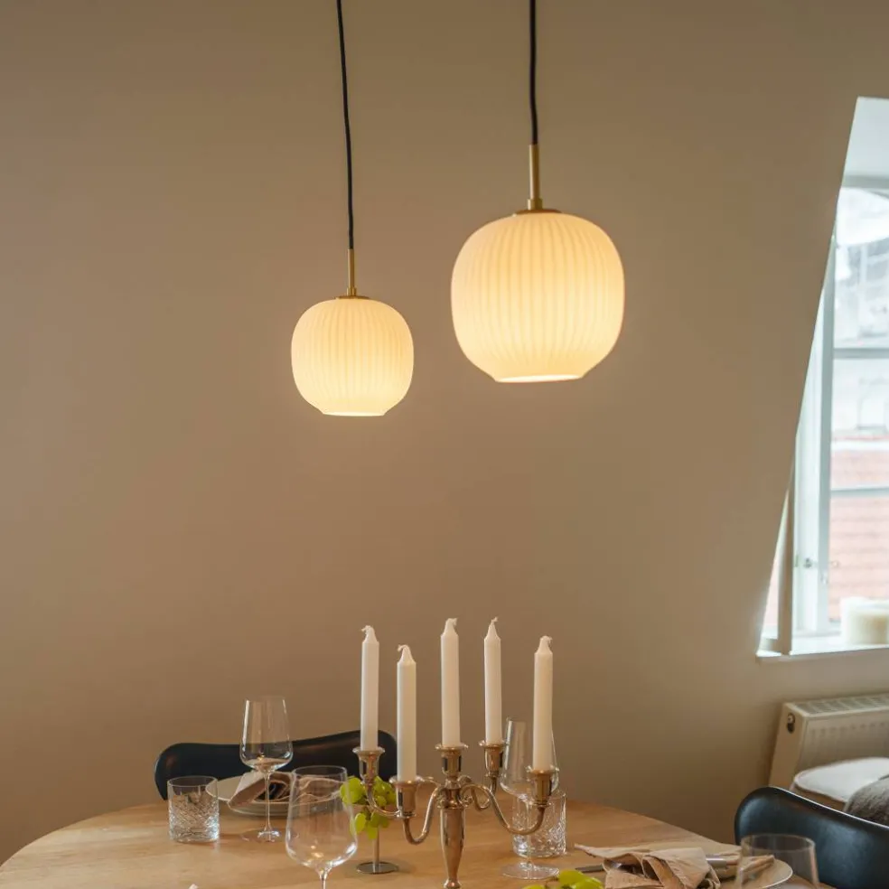 Vibra taklampe 35 cm, opal