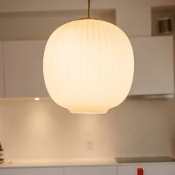 Vibra taklampe 35 cm, opal