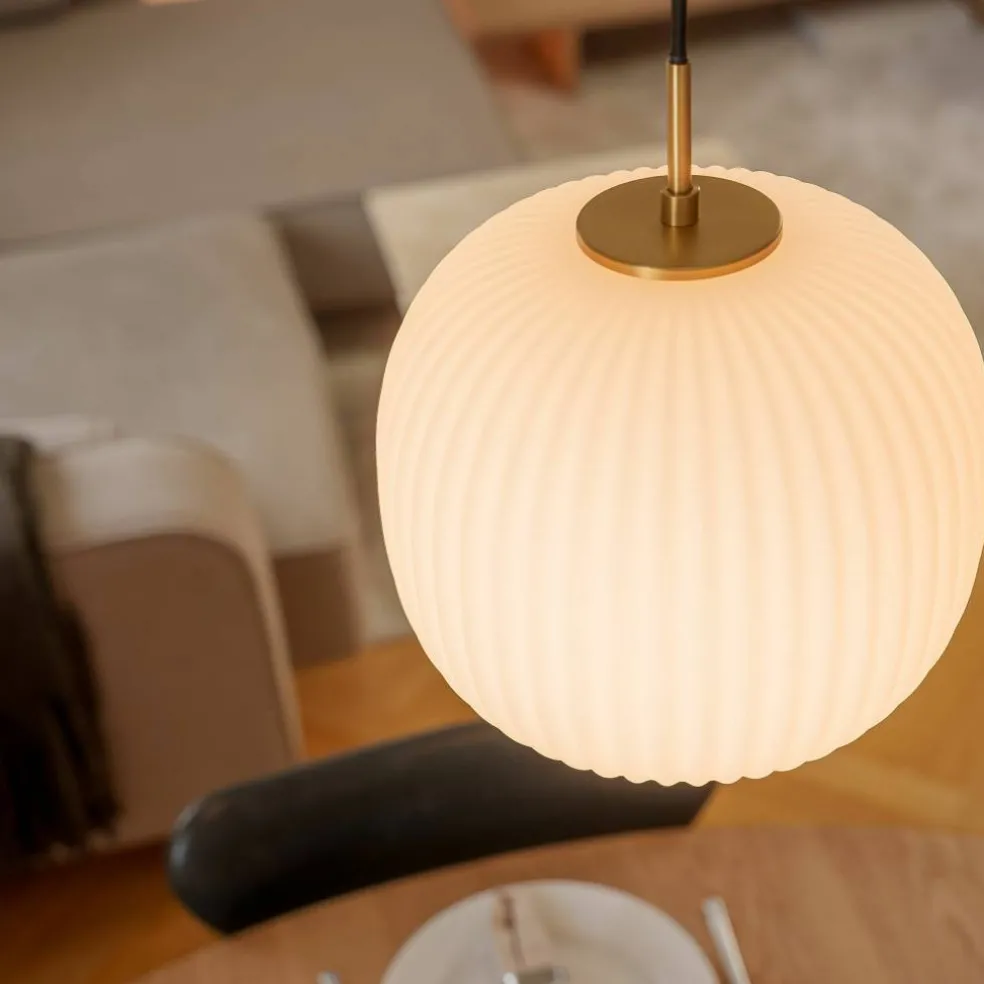Vibra taklampe 35 cm, opal