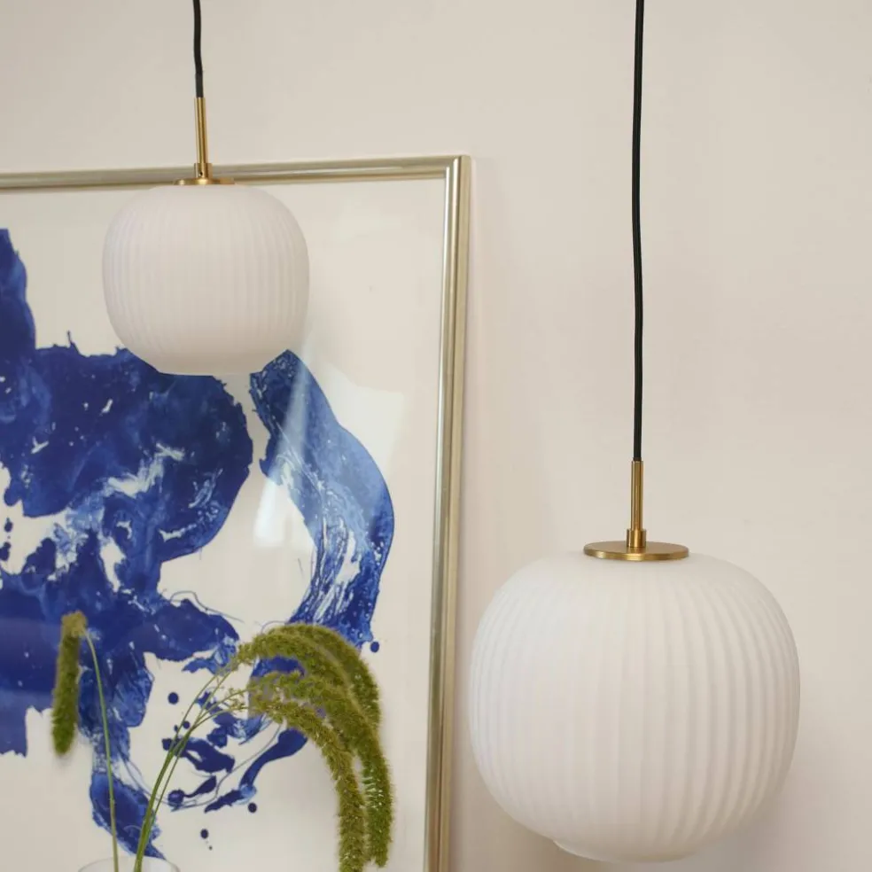 Vibra taklampe 35 cm, opal