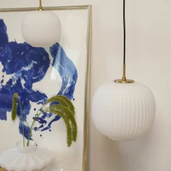 Vibra taklampe 26 cm, opal