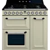 Victoria Gasskomfyr 90 cm med 3 Ovner, Creme