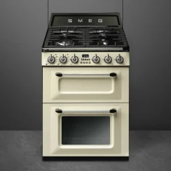 Victoria Gasskomfyr med 2 Ovner 60 cm, Creme