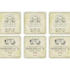 Vin de France Glassunderlag 6-pack