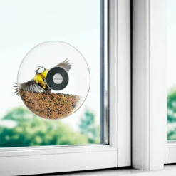 Vindusmontert Fuglemater Stor