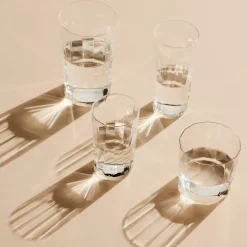 Vinkelglass 4 stk (høy), klar