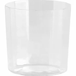 Vinklet glass 4 stk (medium), klart