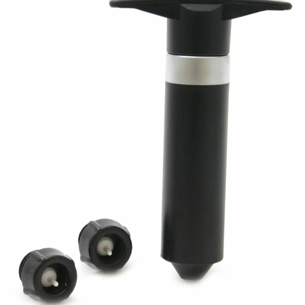 Vinpumpe-sett med 2 vin-propper