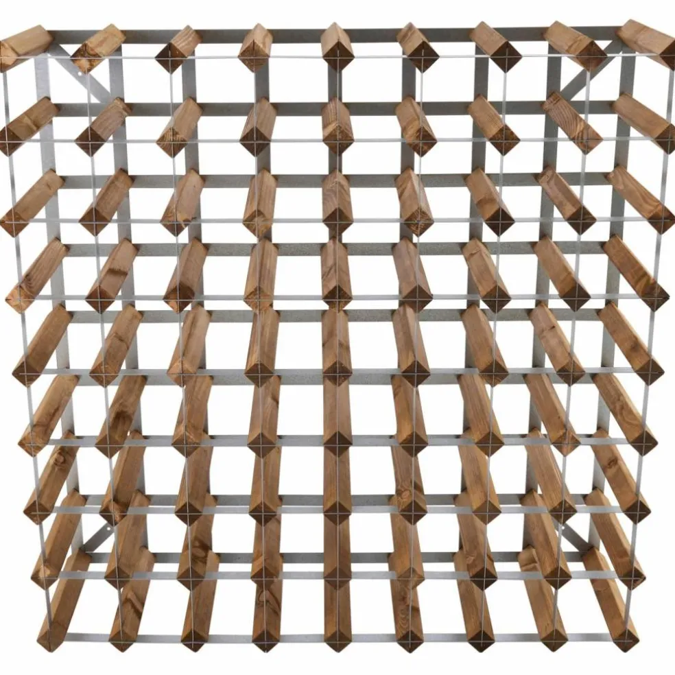 Vinstaitv Påbyggingsbart 72 Flasker Light Oak