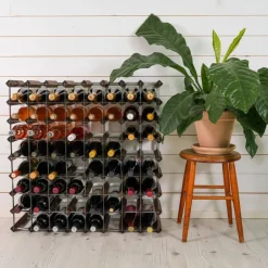 Vinstaitv Påbyggingsbart 72 Flasker Light Oak