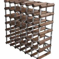 Vinstativ Påbyggingsbart 42 Flasker Dark Oak