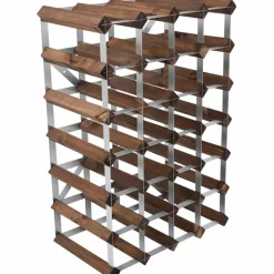 Vinstativ Påbyggingsbart 30 flasker Dark Oak