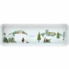 Vinter Plissé fat rektangulært, 36 x 12 cm