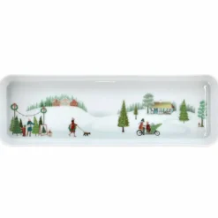 Vinter Plissé fat rektangulært, 36 x 12 cm