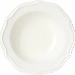 Violette skål 23 cm, hvit