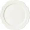 Violette tallerken 28 cm, hvit