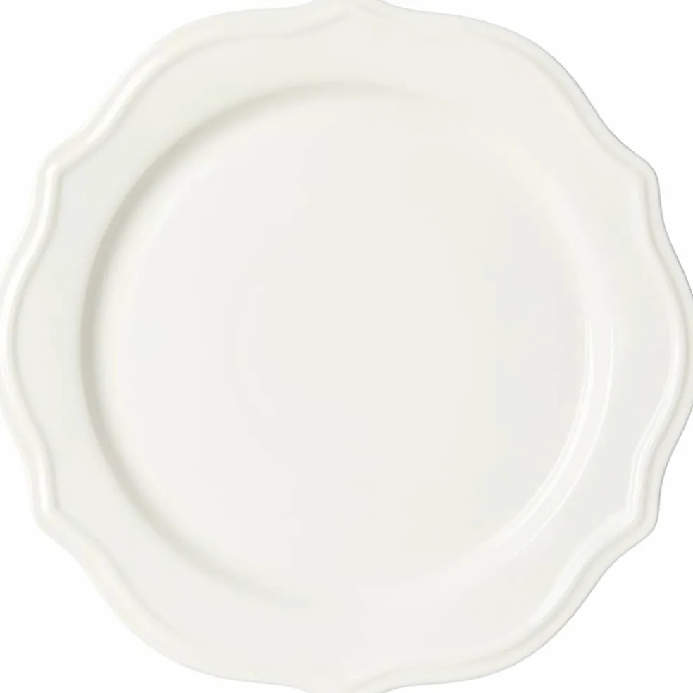 Violette tallerken 28 cm, hvit