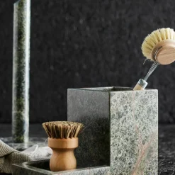 Vita kjøkkenrullholder, seagrass