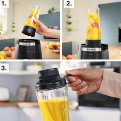 VitaPower Serie 6 MMB6654B blender, 2 l, svart