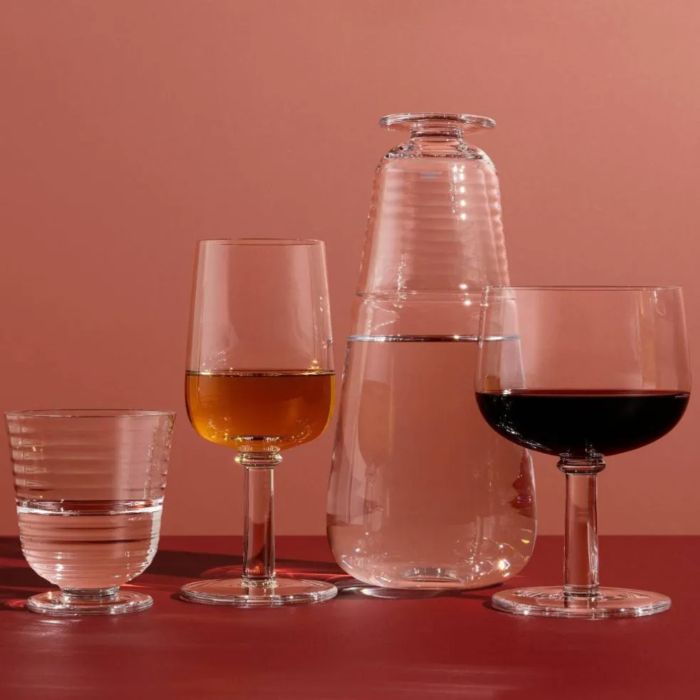 Viva glass på fot 30 cm.