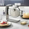 WaffleUp belgisk vaffeljern Ø18, stål/svart