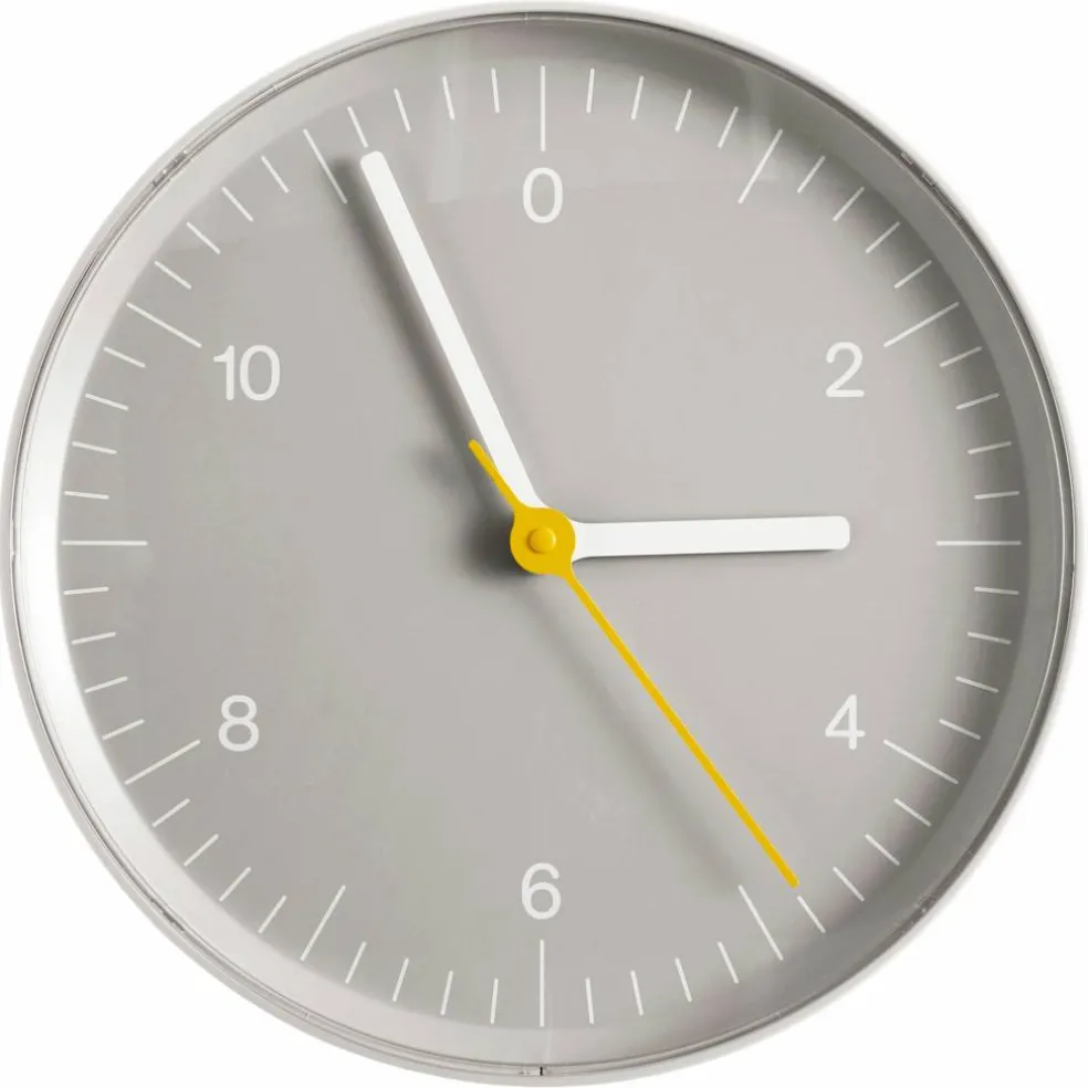 Wall Clock veggklokke, grå