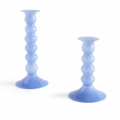 Wavy lysestake large, jade light blue