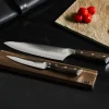 Wengé knivsett, kokkekniv 32 cm + universalkniv 24 cm