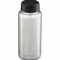 Wide flaske 1182 ml, brushed stainless steel