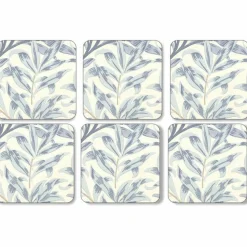 Willow Bough Blå Glassunderlag 6-pack