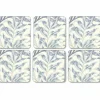 Willow Bough Grønn Glassunderlag 6-pack